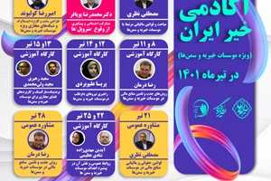 شروع دوره های تیر آکادمی خیر ایران